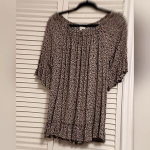 Comfy Bralette "on or off" shoulder animal print  top 4x